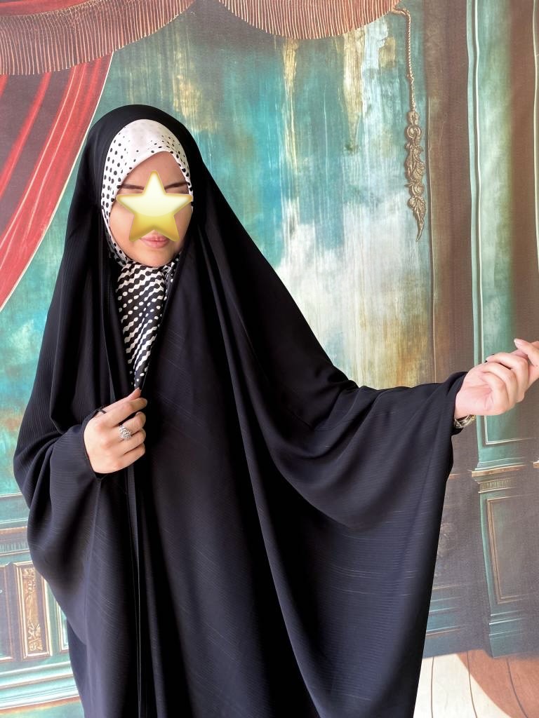 چادرعربی لاین لمه دار