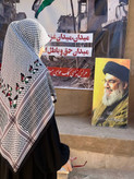 روسری نخی طرح چفیه خنک
