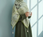 روسری نخی طرح چفیه خنک