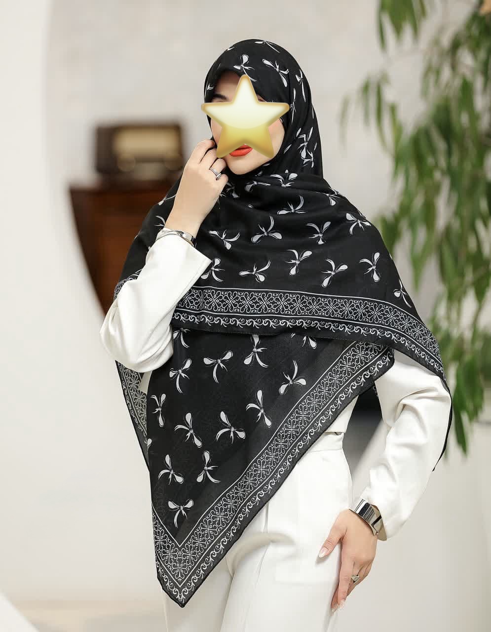 روسری نخی تابستانه خنک عرض ۱۴۰