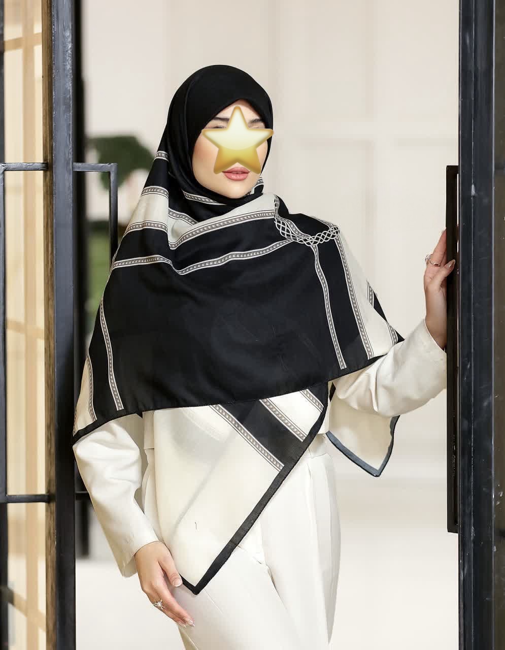 روسری نخی تابستانه خنک عرض ۱۴۰