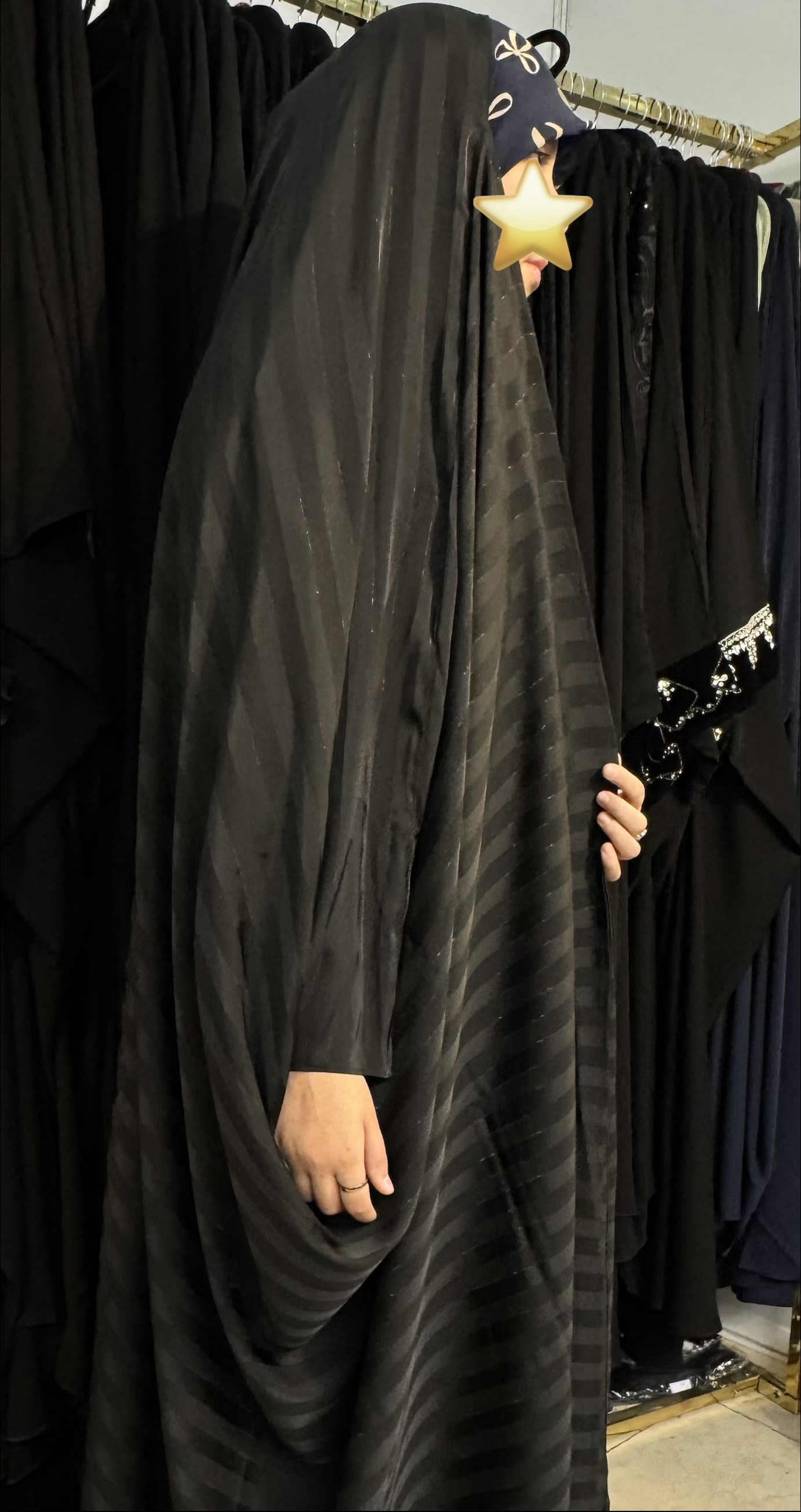 چادر عربی لاین لمه دار