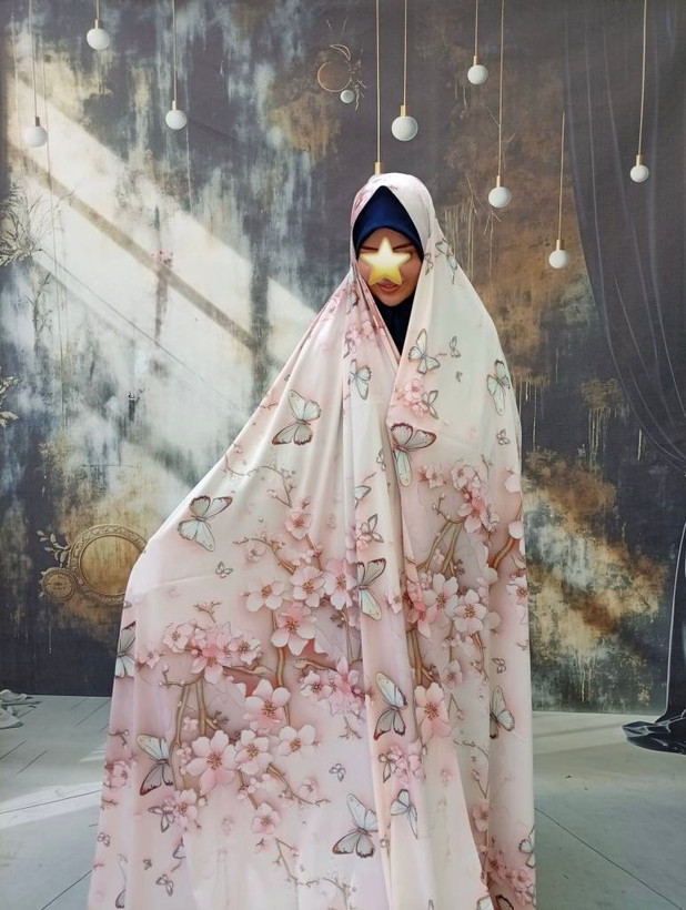 قواره چادرابریشم سیلک